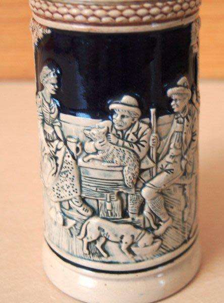 2 Stein Tankards - Both German - One made in West Germany - Height 225mm