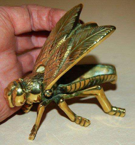 Detailed Brass Fly with Hidden Compartment - Length 100mm
