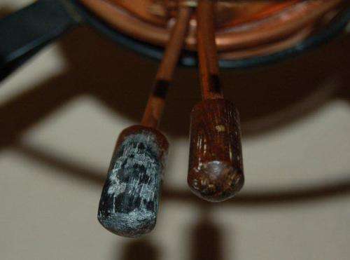 Copper Fondue Set with 12 Forks (In good used condition) Pot Dia. 165mm Depth 90mm