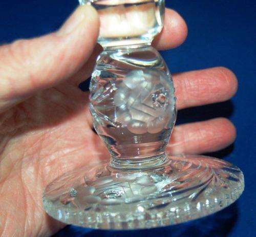 Rose Cut Candle Holder - Height 120mm