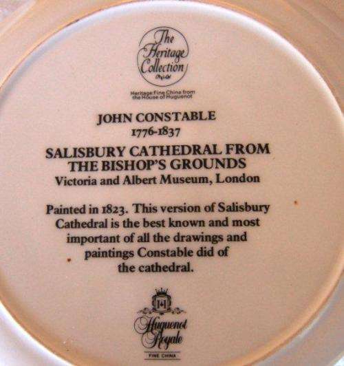 2 John Constable Plates - As per pictures - Each 200mm Diameter - Sold as one lot.