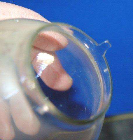 2 Glass Chimneys - Undamaged - See description for sizes.