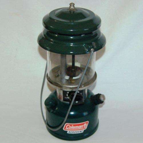Coleman Lamp - Model 214B700T - Height 300mm - Glass Intact - Made in Kansas - See description