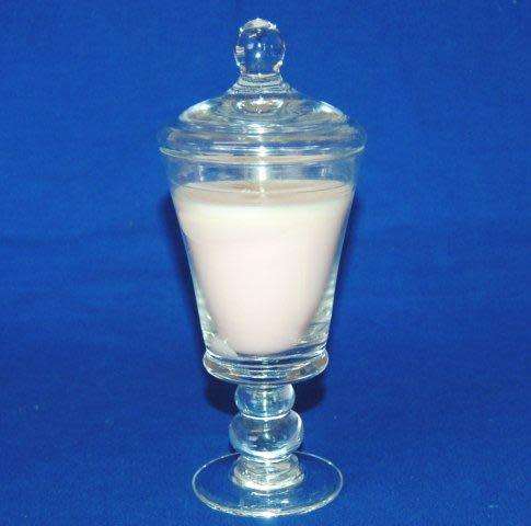 Glass Lidded Candle Holder - Height 200mm