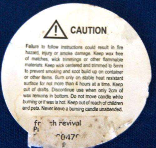 Glass Lidded Candle Holder - Height 200mm