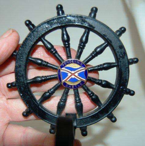 Pendennis Castle Copper Bell Memorabilia - Total Height 145mm