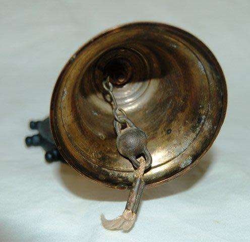 Pendennis Castle Copper Bell Memorabilia - Total Height 145mm