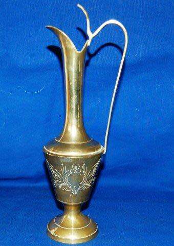 3 Quality Brass Vases - Tallest 280mm