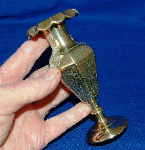 3 Quality Brass Vases - Tallest 280mm