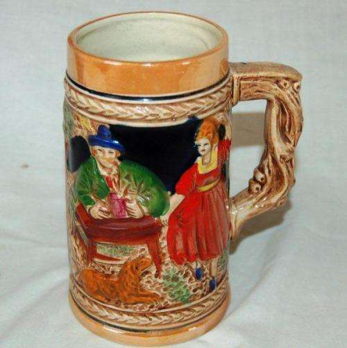 Attractive Old Fashioned Beer Mug - Height 140mm