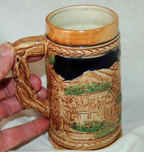 Attractive Old Fashioned Beer Mug - Height 140mm