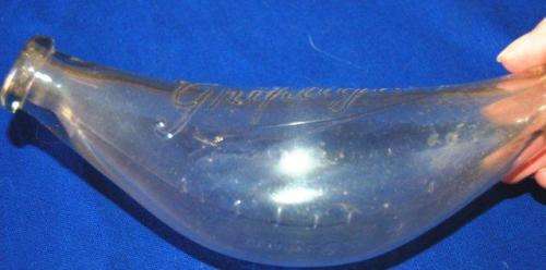 Vintage GRIPTIGHT Baby Bottle - Length 185mm (Ounces Measurement)