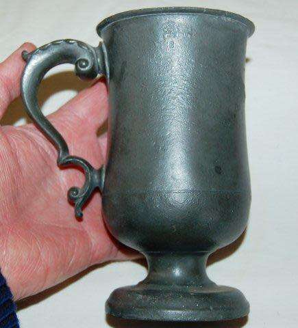 Antique Pewter Collection - Victorian Tankard, Gill Measures and Plates - See description & Pictures