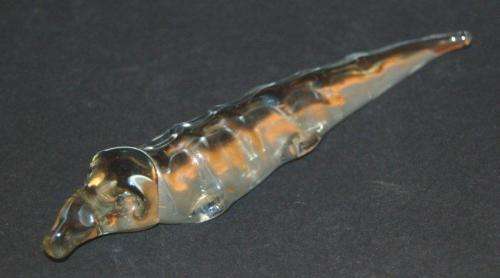 Ngwenya Glass - Whale, Dolphin & Crocodile - Crocodile Length 130mm