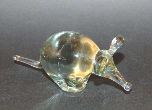 Ngwenya Glass - Baboon, Antbear, Tortoise and Squirrel - Baboon Height 70mm