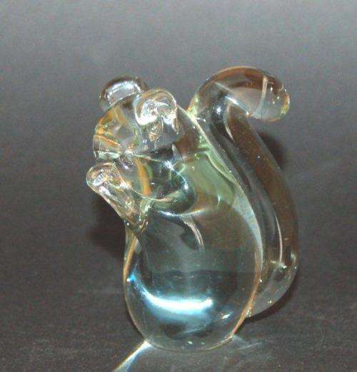 Ngwenya Glass - Baboon, Antbear, Tortoise and Squirrel - Baboon Height 70mm