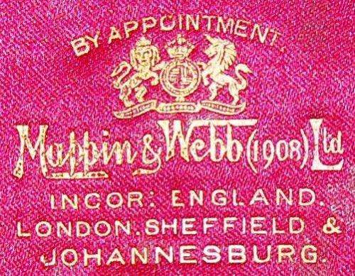 Mappin & Webb Silver Plated 12 Pce Fish Knife & Fork Set - Knife Length 205mm Read description.