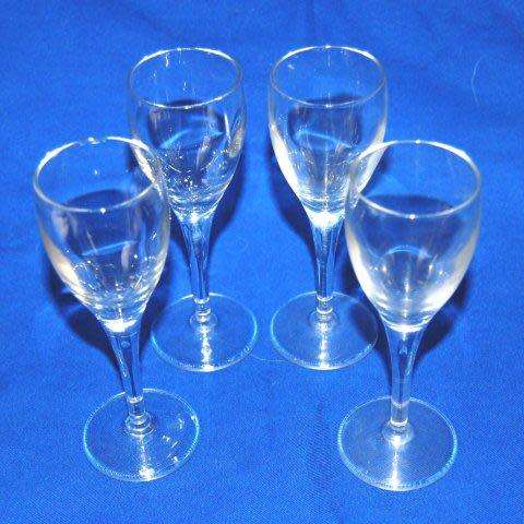 4 Quality Sherry Glasses - Height 140mm - Sold as one Lot.