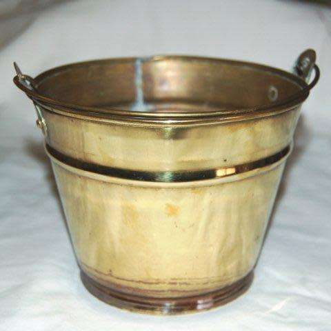Brass Bucket - Height 110mm Diameter 145mm