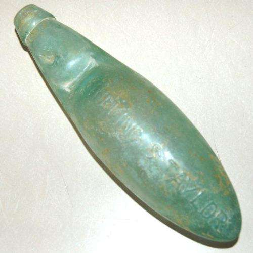 Torpedo/Codd Bottle Patent.4 - Marble Intact - Barnett & Foster - Shilling & Taylor - 250mm