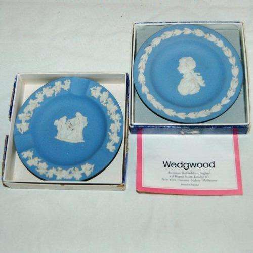 Wedgwood Trinket Dish & Ashtray - Both in Original Boxes - Diameter 110mm