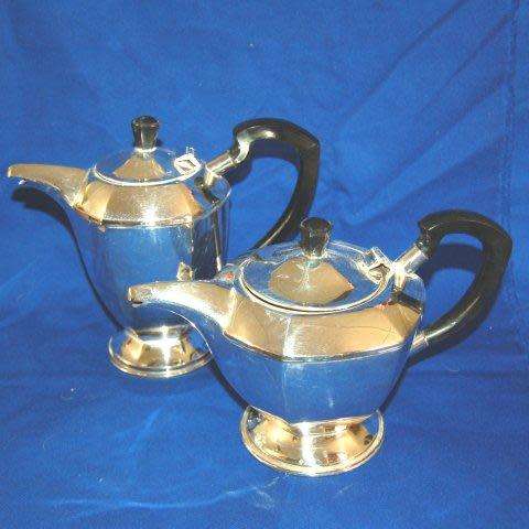 EMESS - EPNS Silver Plated Tea & Hot Water Pots - Tallest 180mm