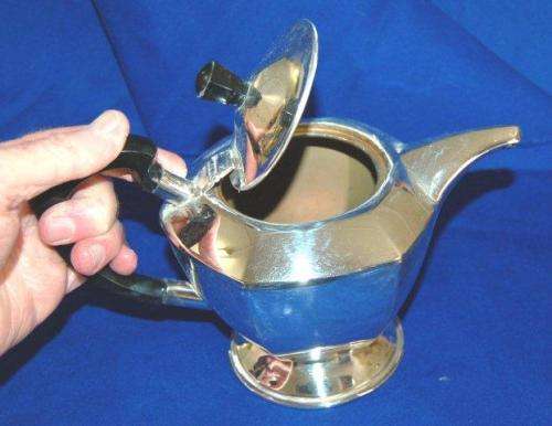 EMESS - EPNS Silver Plated Tea & Hot Water Pots - Tallest 180mm