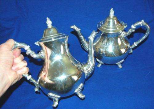 Stunning Quality EMESS Silver Plated Tea Set on Tray - See Pictures and description for details.