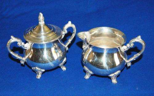 Stunning Quality EMESS Silver Plated Tea Set on Tray - See Pictures and description for details.