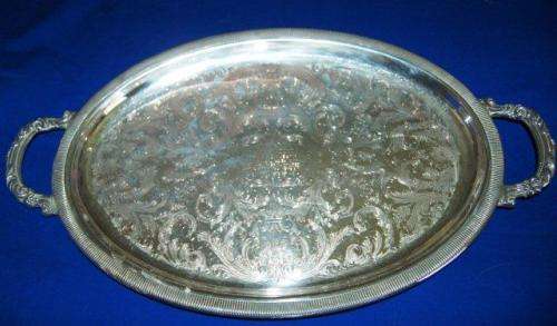 Stunning Quality EMESS Silver Plated Tea Set on Tray - See Pictures and description for details.