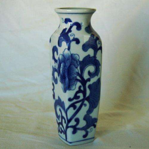Genuine Ming Blue Vase - Height 205mm