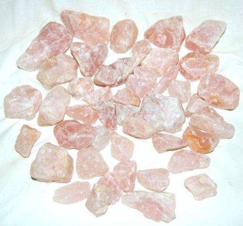 Rose Quartz - 45 Assorted Sizes - Total weight 3.7kg's - See all pictures