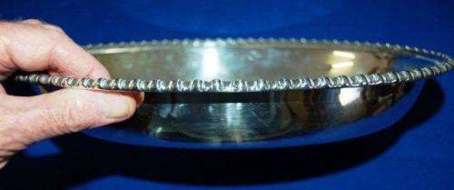 2 Silver Plated Trays - Large Tray is EMESS and the other is ASHBERRY A1 - See description for sizes
