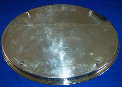 2 Silver Plated Trays - Large Tray is EMESS and the other is ASHBERRY A1 - See description for sizes