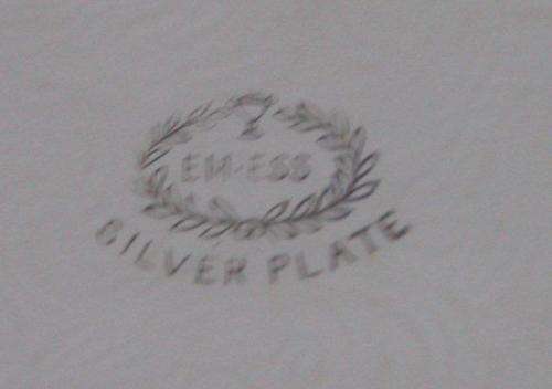 2 Silver Plated Trays - Large Tray is EMESS and the other is ASHBERRY A1 - See description for sizes