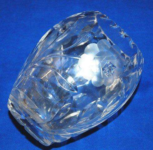 Stunning Heavy Rose Cut Vase - Height 145mm - NO DAMAGE.