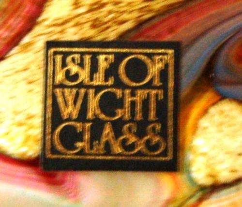 Stunning ISLE OF WIGHT GLASS perfume bottle. Height 125mm See all pictures.