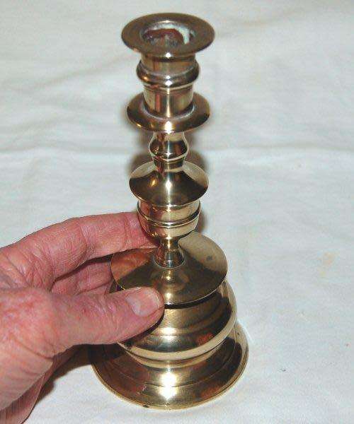 Quality Brass Candle Stick - Height 185mm