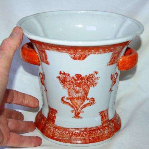 Large Chinese Vase - YOU XIAN JU JIANZHI - Clear Backstamp - Height 175mm - 950 grams