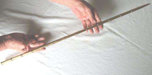 Rare WW2 .303 Trench Art Swagger Stick / Pointer - 13  Rifle shells used - Length 660mm - See pics