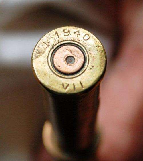 Rare WW2 .303 Trench Art Swagger Stick / Pointer - 13  Rifle shells used - Length 660mm - See pics