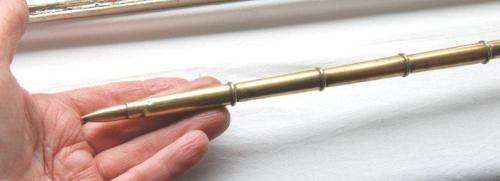 Rare WW2 .303 Trench Art Swagger Stick / Pointer - 13  Rifle shells used - Length 660mm - See pics
