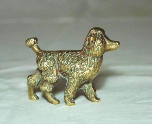 2 Quality Brass Poodles - Height 50mm - Sold as one lot.