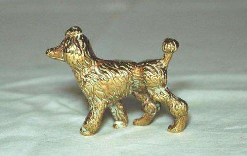 2 Quality Brass Poodles - Height 50mm - Sold as one lot.