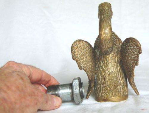 Rare Vintage Solid Brass Swan Pond Spitter (Fountain Head)  - Read Description and see all pictures.