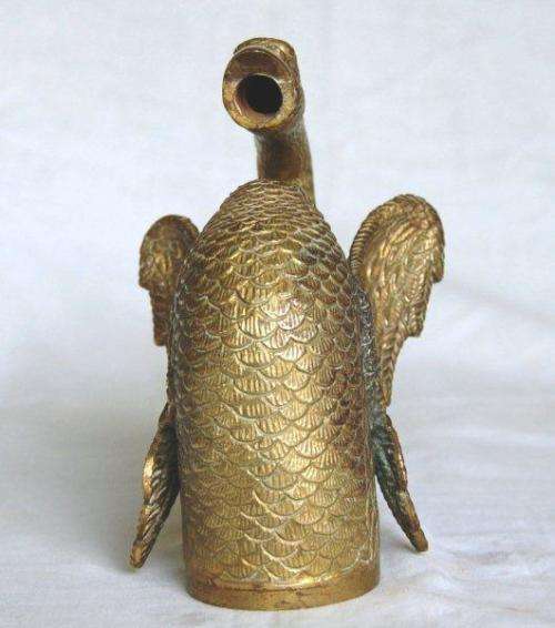 Rare Vintage Solid Brass Swan Pond Spitter (Fountain Head)  - Read Description and see all pictures.