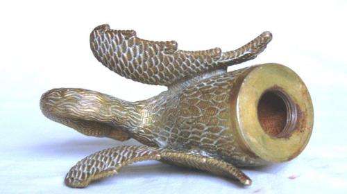 Rare Vintage Solid Brass Swan Pond Spitter (Fountain Head)  - Read Description and see all pictures.