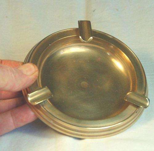 Quality Brass Ashtray - Diameter 120mm