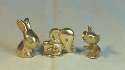 5 Solid Brass Printers Tray Ornaments - As Per Pictures -Sold as one lot