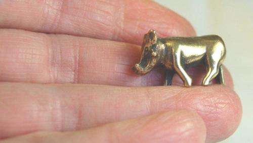 Selection of 12 Solid Brass Printers Tray Animals - See Pictures and Description - Sold as one lot.